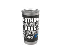 Niente mi spaventa avere il fidanzamento della fidanzata kosovara Bicchiere termico in acciaio inox doppia parete