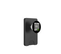 Niente mi spaventa Avere la moglie dello Zambia San Valentino PopSockets PopWallet per MagSafe