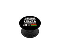 Niente mi spaventa Ho Burkinabe BFF migliore amico Amicizia PopSockets PopGrip Adesivo