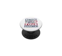 Niente mi spaventa, ho quattro figlie per il buio PopSockets PopGrip Adesivo