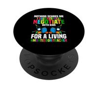 Niente mi spaventa Insegnante Montessori PopSockets PopGrip Adesivo