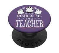 Niente mi spaventa Sono un insegnante PopSockets PopGrip Adesivo