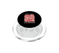 Niente panico, è biologico, floreale di fiori rossi PopSockets PopGrip per MagSafe