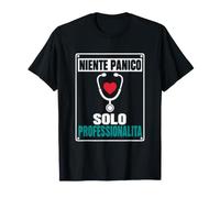Niente Panico Solo Professionalita Infermiera Corsia Turno Maglietta
