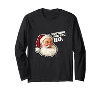 Niente per Te Ho Sarcastico Babbo Natale Sarcasmo di Natale Maglia a Manica