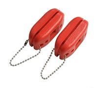 Niente più bordi opachi Ottieni questo set essenziale di 2 affilatrici regolabili per pattini da ghiaccio (rosso)