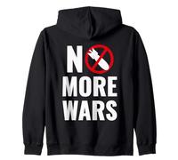 Niente più guerre Pace Anti Guerra Nowar Anti-guerra Pacifico Nessuna guerra Felpa con Cappuccio