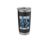 Niente più Mr Nice Guy Cowboy Wolf Bicchiere termico in acciaio inox doppia parete