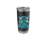 Niente più Mr Nice Guy Funny Alpha Wolf Meme Unhinged Brainrot Bicchiere termico in acciaio inox doppia parete