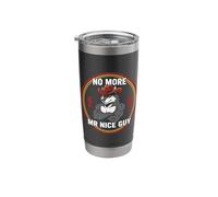 Niente più Mr Nice Guy Funny Alpha Wolf Meme Unhinged Brainrot Bicchiere termico in acciaio inox doppia parete