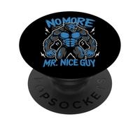 Niente più Mr Nice Guy Funny Alpha Wolf Meme Unhinged Brainrot PopSockets PopGrip Adesivo