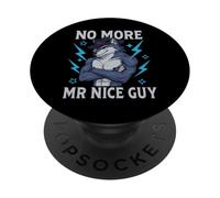 Niente più Mr Nice Guy Funny Alpha Wolf Meme Unhinged Brainrot PopSockets PopGrip Adesivo