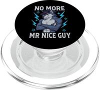 Niente più Mr Nice Guy Funny Alpha Wolf Meme Unhinged Brainrot PopSockets PopGrip per MagSafe