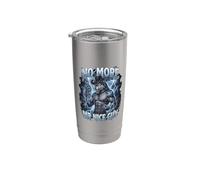 Niente più Mr Nice Guy Lightning Wolf Bicchiere termico in acciaio inox doppia parete