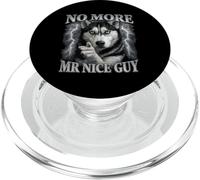 Niente più Mr. Nice Guy Wolf Meme Husky Humor PopSockets PopGrip per MagSafe