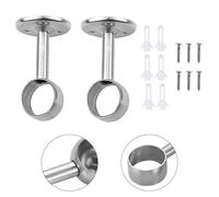 Niente più oscillazioni fissa le tue aste per tende con queste forti staffe con