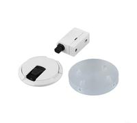Niente più sbattere goditi una vita tranquilla con questo supporto regolabile da pavimento resistente al vento dal design efficiente (bianco)