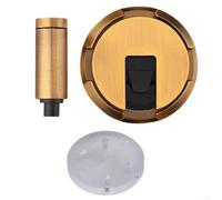 Niente più sbattere goditi una vita tranquilla con questo supporto regolabile da pavimento resistente al vento dal design efficiente (bronzo giallo)