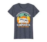 Niente può Fermare Un camperista in Pensione - Regalo Camper Maglietta, Donna, Pervinca, XXL