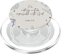 Niente sarà possibile con Dio Summer Sea Shell Christian PopSockets PopGrip per MagSafe