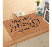 Niente Sollecitazioni, Sul Serio, Non Renderlo Strano Zerbino Scarpe Raschietto Zerbino Ingresso Raschiafango Tappetino Antiscivolo Per Porta Interno Cucina 40 X 60Cm