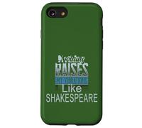 Niente solleva le mie vibrazioni come lo slogan divertente di Shakespeare Custodia per iPhone SE (2020) / 7 / 8