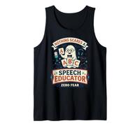 Niente Spaventa Un Discorso Educatore SLP Divertente Halloween Ghost Canotta
