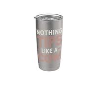Niente Suggerimenti Come Una Fattoria Di Mucca Umorismo Ranch Life Bicchiere termico in acciaio inox doppia parete