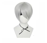 NieR:Automatas Grigio Anime Cosplay Parrucca Sintetica Parrucche Ragazza Donna Uomo Parrucche