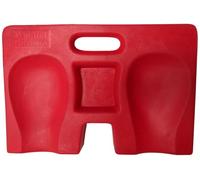 NIERHAUS WoLTAT - Cuscino anatomico Ergopad per ginocchia, comoda e pratica protezione del ginocchio in schiuma per piastrellisti, artigiani, pavimenti, giardinaggio, resistente all'umidità
