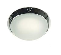 Niermann Standby a + +, lampada da soffitto - parete anello cromato, LED, satiniert mit klarrand, 40 x 40 x 13 cm