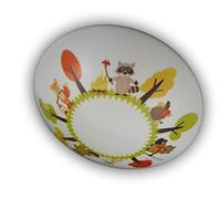 Niermann Standby Ciotola da soffitto con Animali della Foresta, Multicolore
