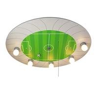 Niermann Standby Plafoniera Stadio Calcio Amazon Echo Compatibile E14, 40 W, Verde/Argento, 71 x 53 x 7 cm