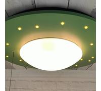 Niermann Standby Plafoniera Starlight con cielo stellato, verde Niermann Standby