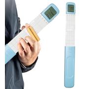 Niesel Allenatore di chitarra digitale, strumento di pratica degli accordi di ukulele,Tastiera di allenamento per accordi per chitarra con display grafico rotante | Esercitatore di dita