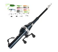 Niesel Canna da telescopica per la pieghevole, in metallo leggero, pratica attrezzatura da come idea regalo per amico nonno, papà zio