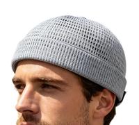 Niesel Cappello senza tesa da uomo - Copricapo In Mesh Regolabile,Cappello da esterno a cuffia,Per Uomini Anziani Papà Con Testa Calva Outdoor Sport Running Uso Quotidiano E Viaggio Ciclismo Golfing E