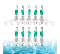 Niesel Connettore sottofilo da, Linee di Biforcazione spaziale swivels - 10 pezzi Swivels Contattore Splitters sotto le linee Tackle di,Connettore sottofili Solido,