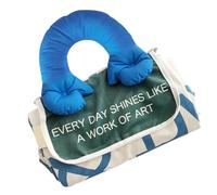 Niesel Coperta da spiaggia impermeabile a prova di mare, impermeabile, senza telo da spiaggia, extra large, 600D Oxford, con manico imbottito in cotone, comoda borsa per tappetino, leggera, ad