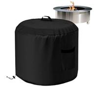 Niesel Copertura per esterno - Copertura impermeabile esterna per circolare, tessuto Oxford antiscivolo per barbecue, cottura al fuoco di legno e pioggia