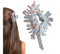 Niesel Fermagli in conchiglia per capelli, accessorio per capelli per ragazze, fermaglio per donne, antiscivolo, per matrimoni, vacanze, vita quotidiana, attività