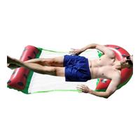 Niesel Flotta di Amaca, Flotta di Amaca per Piscina | Zattere gonfiabili Zattere per Piscina per Adulti - Sedia a Maglia Fluff 4 in 1, Salone Giocattoli di Acqua di anguria con Pompa per