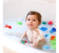 Niesel Giocattoli Da Bagno Pesce,Repupe Giocattolo - Gioco Cattura Vita Acquatica per Vasca Da Bagno Piscina Spiaggia