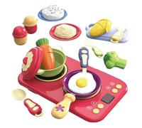 Niesel Gioco da cucina per bambini piccoli - Giocattoli da cucina con suoni e per gioco simbolico - giocattolo educativo interattivo di gioco simbolico per compleanni di bambini e ragazze