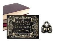 Niesel Gioco della Tavola Spiritica | Decorazioni Eleganti in Legno | Tavola di Divinazione - per la Casa il Soggiorno Halloween il Raduno Familiare e la Festa per le Vacanze