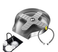 Niesel Lavavetri per lavello, lavastoviglie per lavello, potente lavastoviglie per tazza per cucina | Pulitore per vetro multifunzione per lavello da cucina, lavastoviglie in acciaio inox per lavello