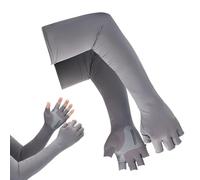 Niesel Maniche per UV, maniche UV, protezione solare traspirante, protezione solare per esterni, per la guida, copertura delle cicatrici, per il giardinaggio, grigio., Siehe Beschreibung