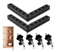 Niesel Morsetto angolare, Morsetti da 90 gradi Lavorazione del legno | Morsetti per armadi in lega di alluminio Morsetto angolare da 90 gradi, angolari, utensili per picchi per uomini, padri