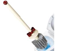 Niesel Paglietta per WC | Spazzola per la pulizia del WC - Strumenti di pulizia con manico lungo design campana natalizia per appartamento casa scuola hotel