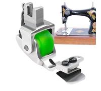 Niesel Piede Pressore A Rotella per Macchina Da Cucire - Piedino per Macchina Da Cucire Regolabile | Forniture Domestiche per Tessuti Intrecciati Estensibili Pelle Cannage | Lavoro Rotolato Mesh